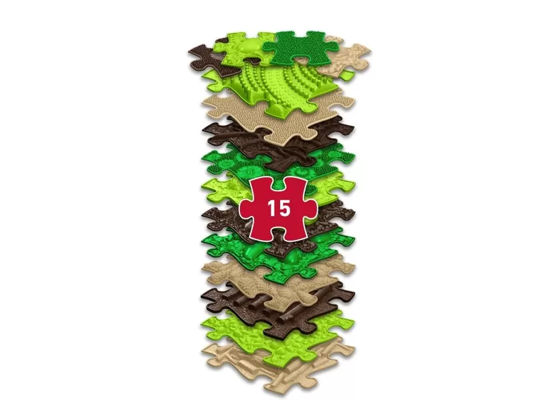  MUFFIK Set of orthopedic floors - Touch of Nature (15 Pieces)